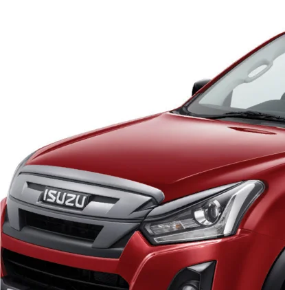 Dark grey engine hood garnish